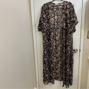 Story On Women’s Kimono Cover Up Duster Plus Size 2XL